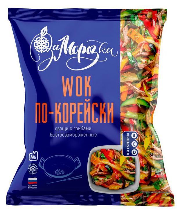 Смесь овощная Заморозка WOK по-корейски, 400 г