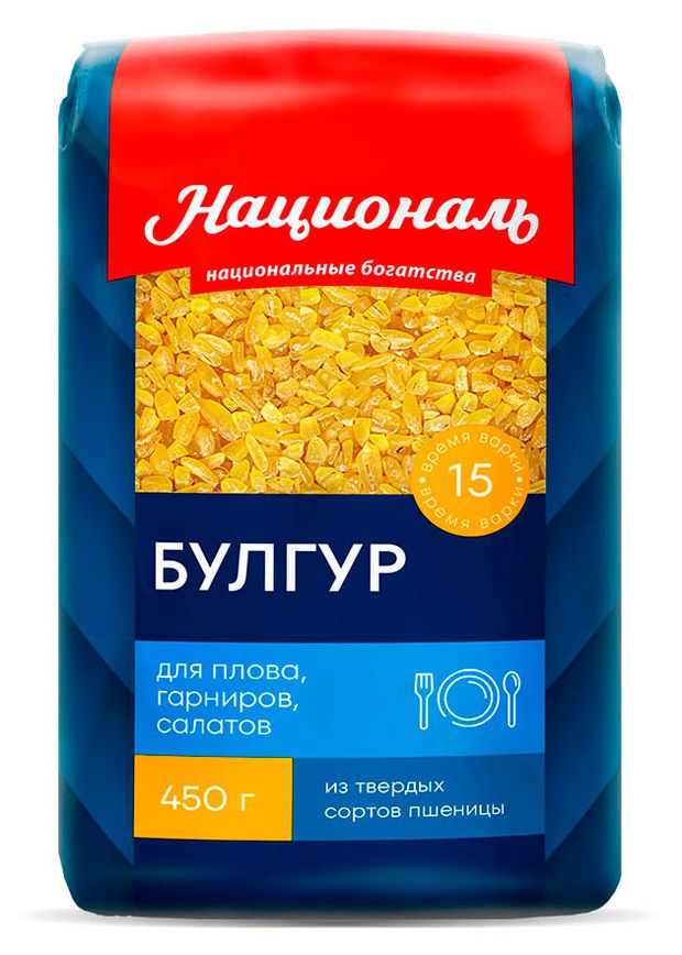 Булгур пшеничный Националь 450 г 100₽