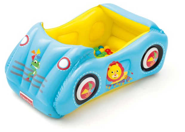 Игровой центр надувной BESTWAY Fisher-Price Машина Race Car Ball Pit, 1,19м x 79см x 51см