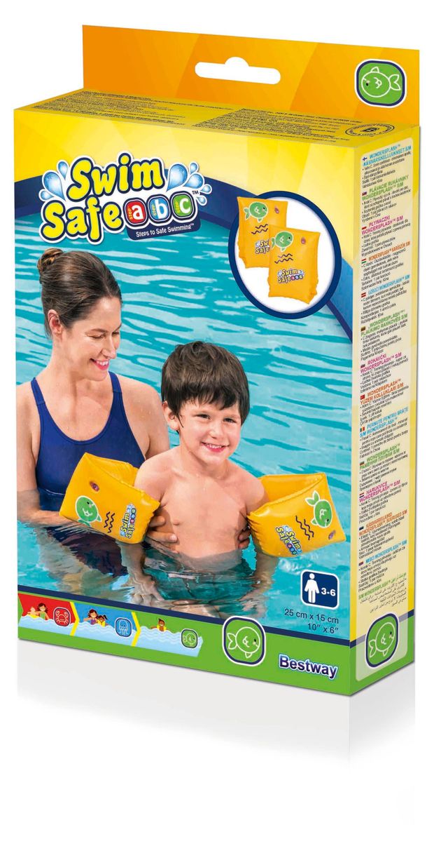Нарукавники для плавания BESTWAY Swim Safe S/M, 25х15 см