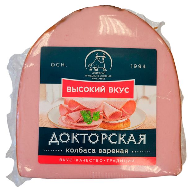 Колбаса вареная Высокий Вкус Докторская, 350 г