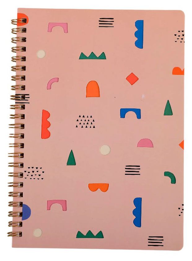 Блокнот коллекция Клауд, АШАН Красная птица А5 в линейку, 60 л в ассортименте