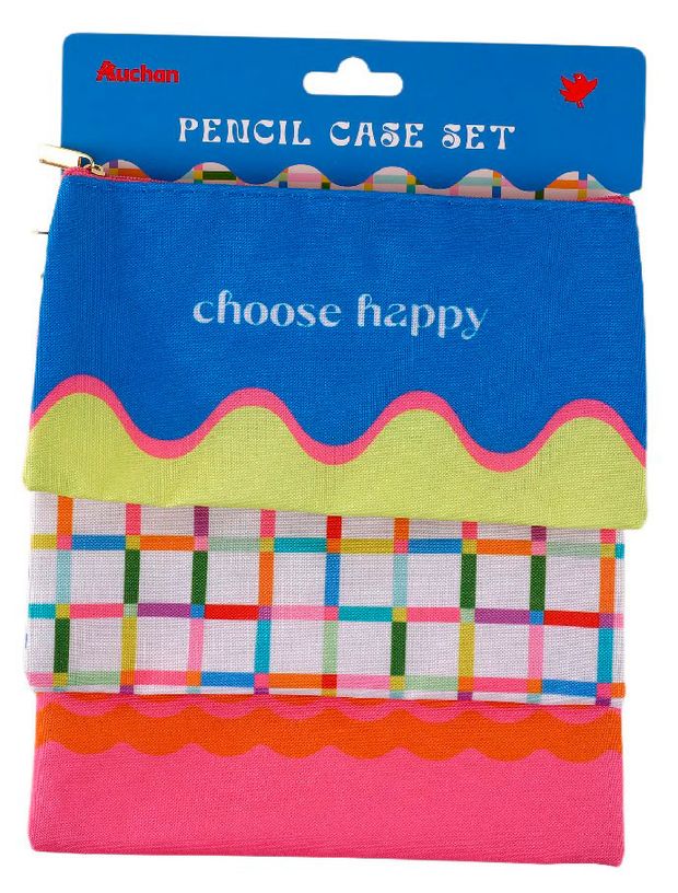 Набор мягких пеналов коллекция Клауд, АШАН Красная птица, 3 шт