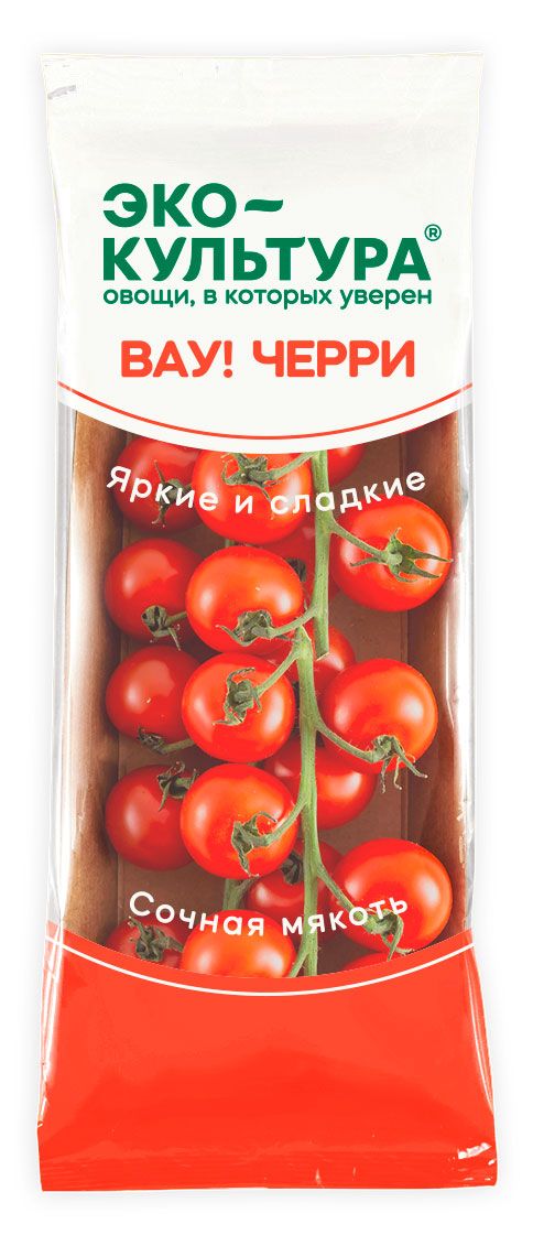 Овощи, фрукты, орехи  Ашан Томаты Черри на ветке, 200 г