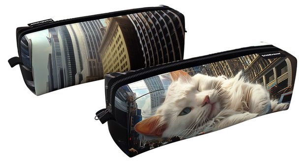 Канцтовары Пенал ErichKrause Big City Cats, 21х7х7 см