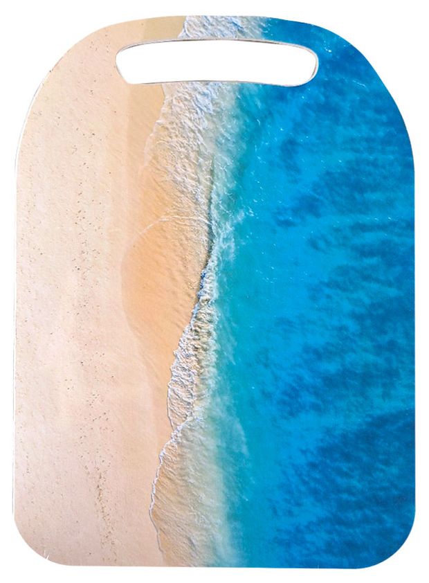 Доска разделочная деревянная морской берег, 21х29 см