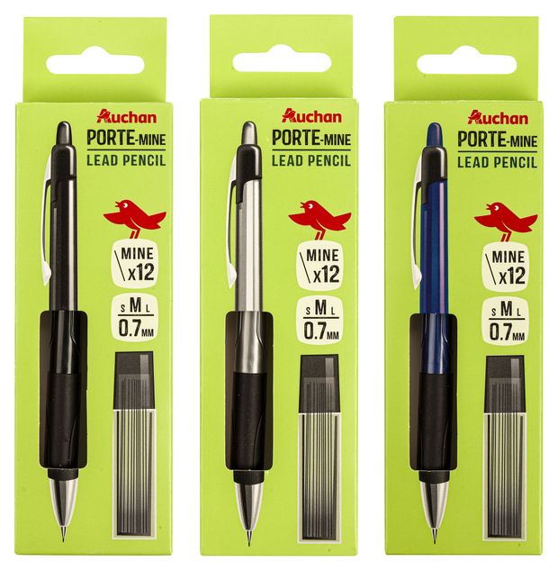 Карандаш механический АШАН Красная птица, 0,7 мм