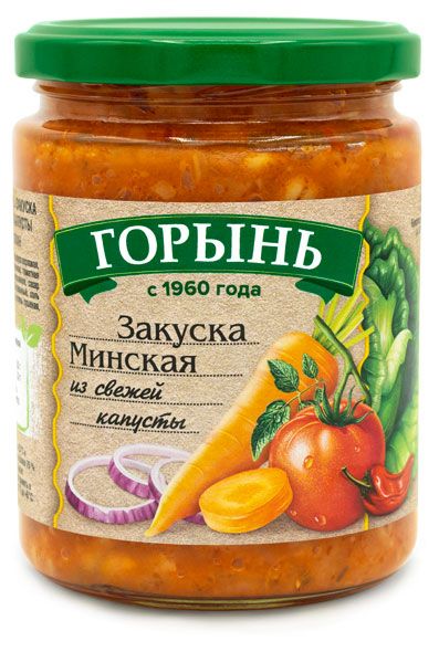 Закуска из свежей капусты Горынь Минская, 420 г