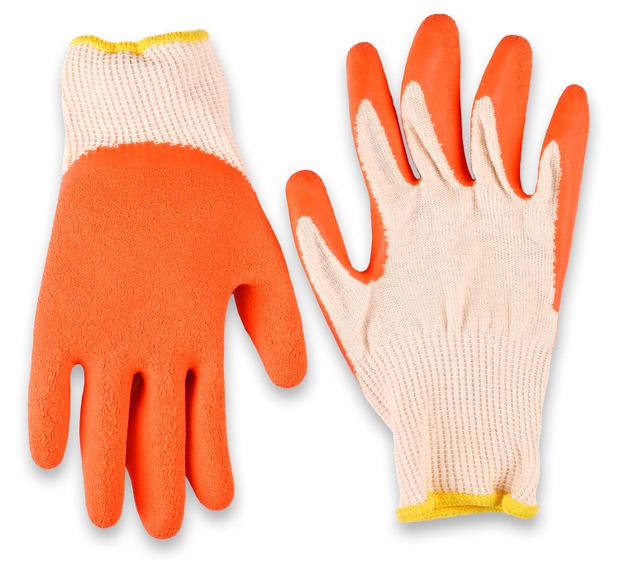 Перчатки АШАН Красная птица Рафи с рельефным покрытием, 1 пара