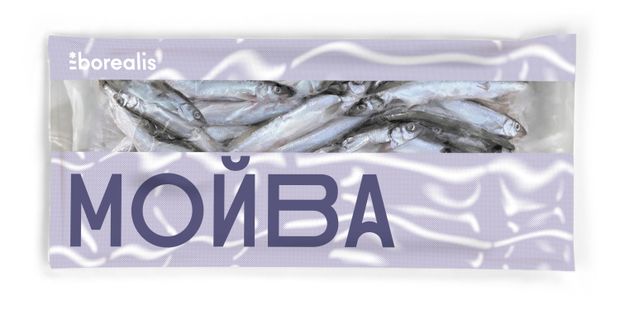 Мойва замороженная Borealis неразделанная 700 г 219₽