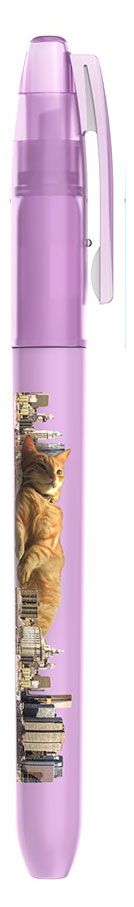 Текстмаркер ErichKrause Big City Cats, 1 шт в ассортименте