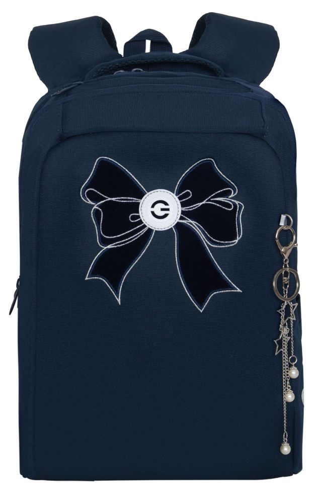 Рюкзак школьный Grizzly анатомический синий 17 л 4000₽