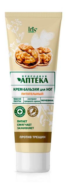Крем-бальзам для ног Iris питательный Природная аптека 100 мл 213₽