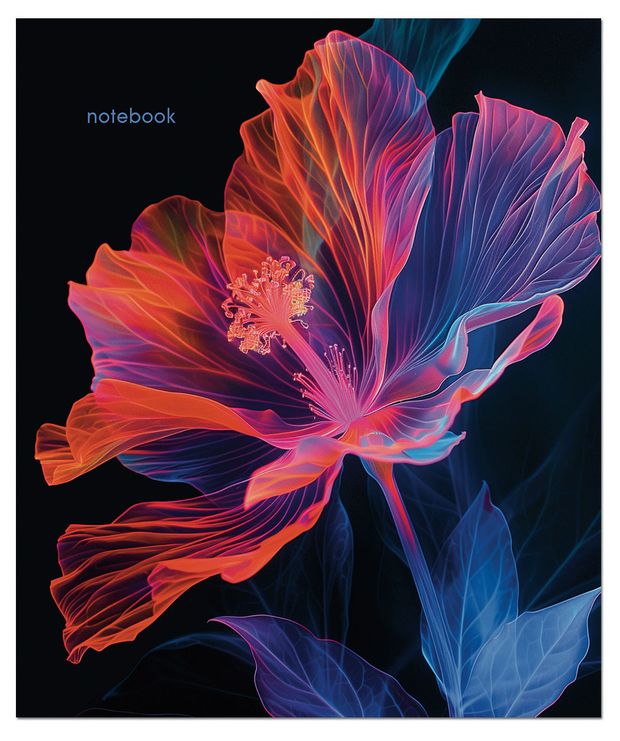 Тетрадь Полином Цветы в клетку 48 л в ассортименте 80₽