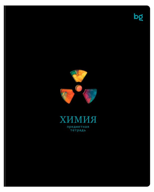 Тетрадь предметная BG Информационное поле Химия в клетку А5, 48 л