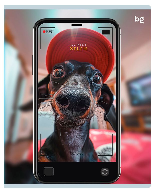 Тетрадь BG Selfie в клетку А5 48 л, 1 шт в ассортименте