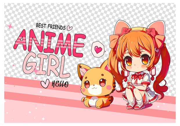 Настольное покрытие для лепки Пчелка пластик Anime girl