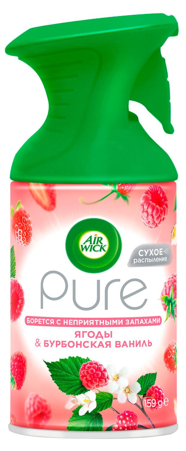 Освежитель воздуха Airwick Pure Ягоды и Бурбонская ваниль, 250 мл