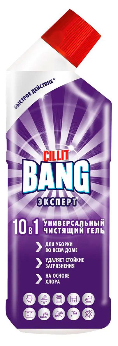 Гель чистящий Cillit Bang универсальный 10 в 1, 750 мл