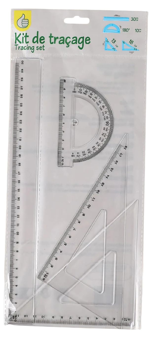 Набор линеек Pouce, 4 шт