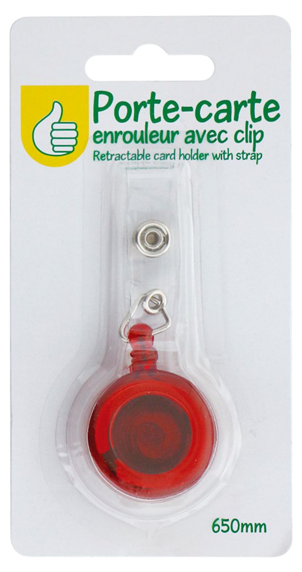 Держатель для бейджа Каждый день с ретрактором, в ассортименте