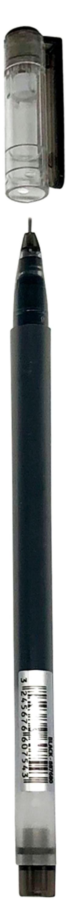 Ручка гелевая Pouce с игольчатым наконечником черная