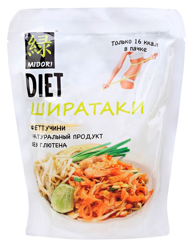 Макаронные изделия Diet-Food Shirataki Fettuccine лапша Япония, 200 г