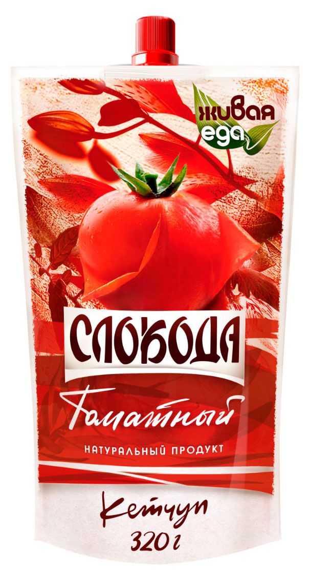 Кетчуп Слобода Томатный 320 г 85₽