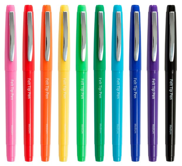 Ручка капиллярная АШАН Красная птица синяя 07 мм в ассортименте 30₽