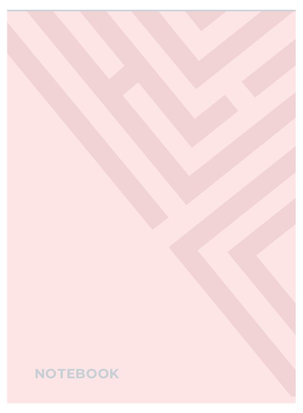 Блокнот ПЗБМ Геометрия в клетку А5, 60 л в ассортименте