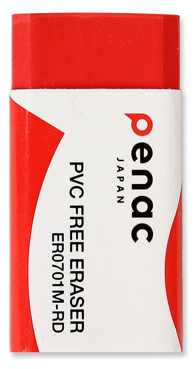 Ластик Penac красный, 1 шт