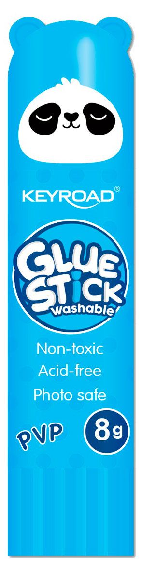 Клей-карандаш KEYROAD Fancy 8г, 1 шт в ассортименте
