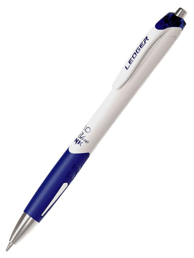Ручка шариковая автоматическая Flexoffice ledger 1,0 мм синяя, 1 шт
