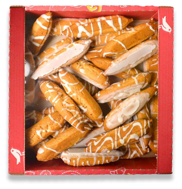 Изделие заварное АШАН Красная птица Хрумтяши в белой глазури, 200 г