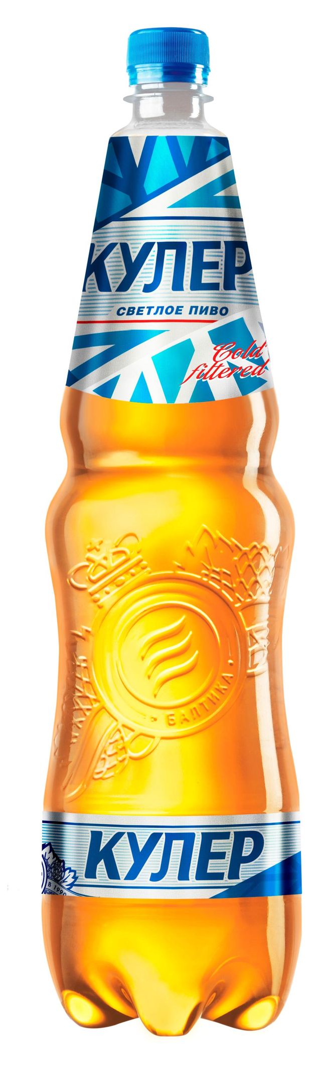 Пиво Балтика Кулер светлое фильтрованное, 1,2 л