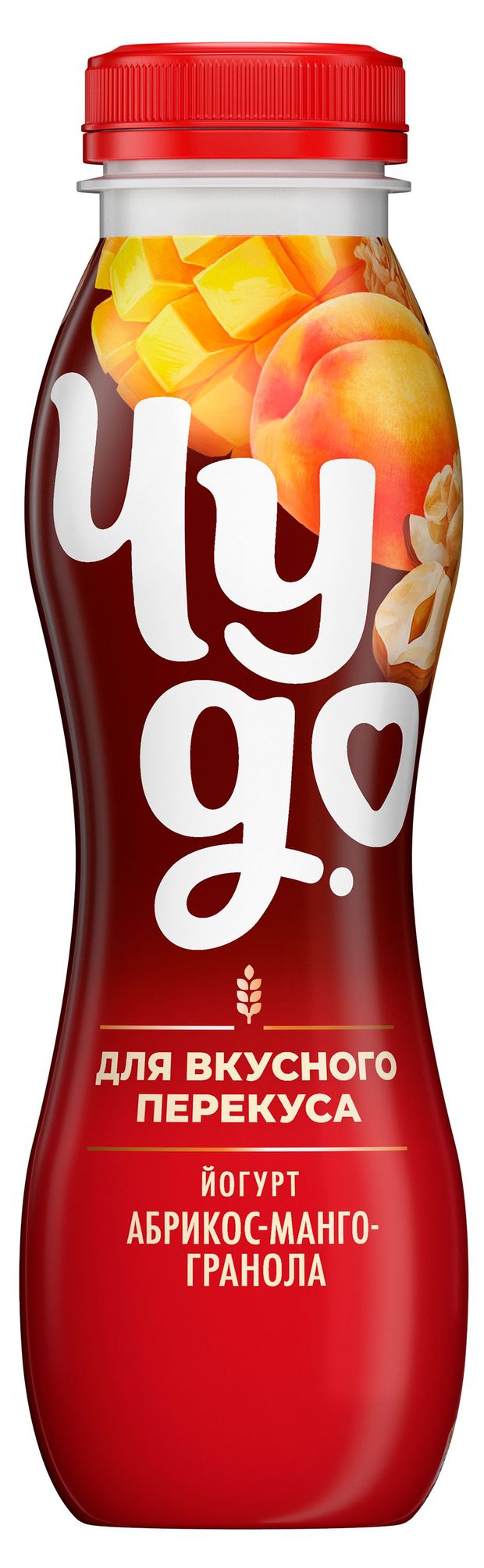 Йогурт питьевой Чудо Абрикос манго гранола 2,2% БЗМЖ, 260г