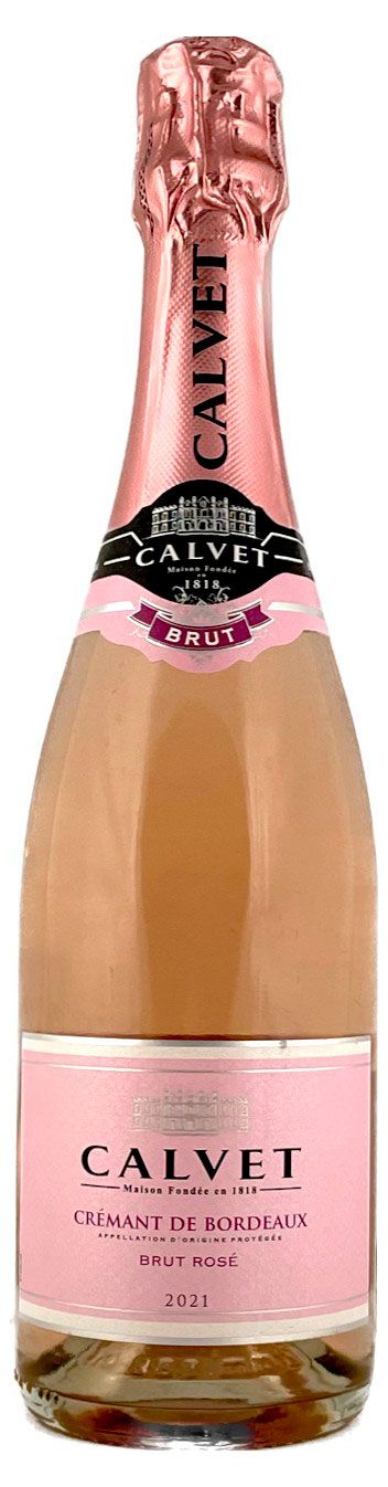 Игристое вино Calvet Brut розовое сухое Франция, 0,75 л