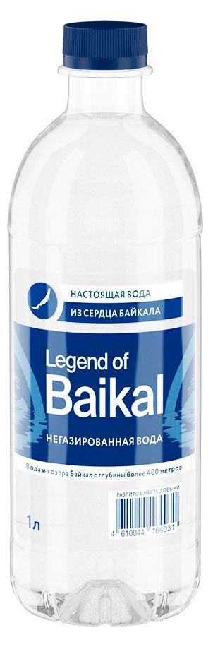 Вода, соки, напитки Вода питьевая Legend of Baikal негазированная, 1 л