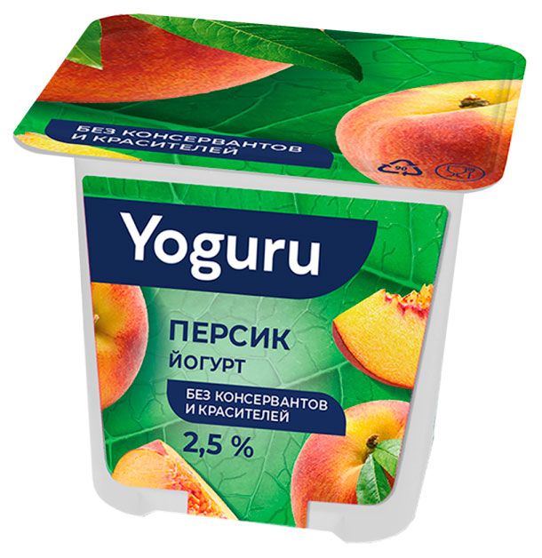 Йогурт Yoguru Персик 25 125 г 49₽