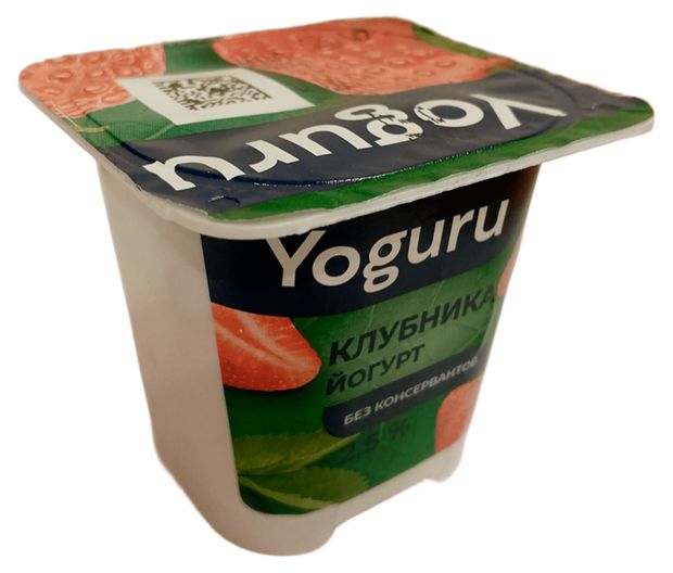Йогурт Yoguru Клубника 25 125 г 47₽
