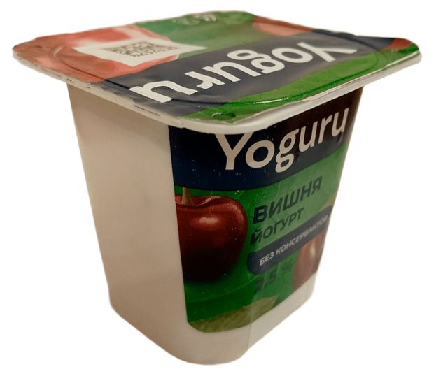 Йогурт Yoguru Вишня 25 125 г 47₽