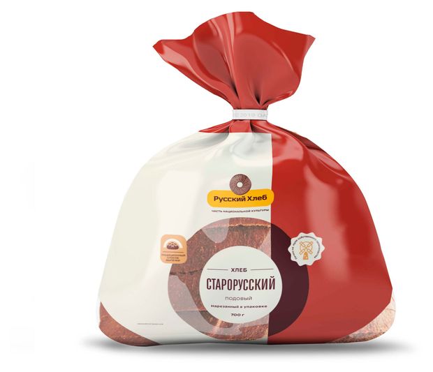 Хлеб Русский Хлеб Старорусский подовый в нарезке, 700 г