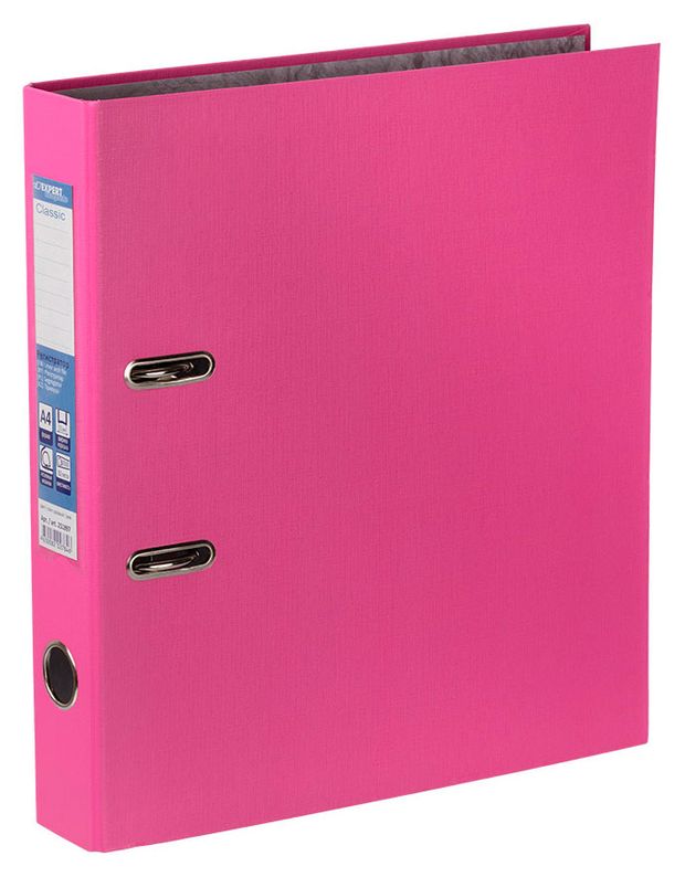Регистратор PVC Expert Complete Classic арочный механизм A4 50 мм, розовый