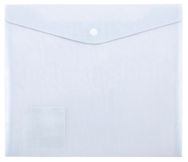 Папка-конверт для тетрадей с кнопкой Expert Complete Trend ICEberries A5+ 180 мкм лед