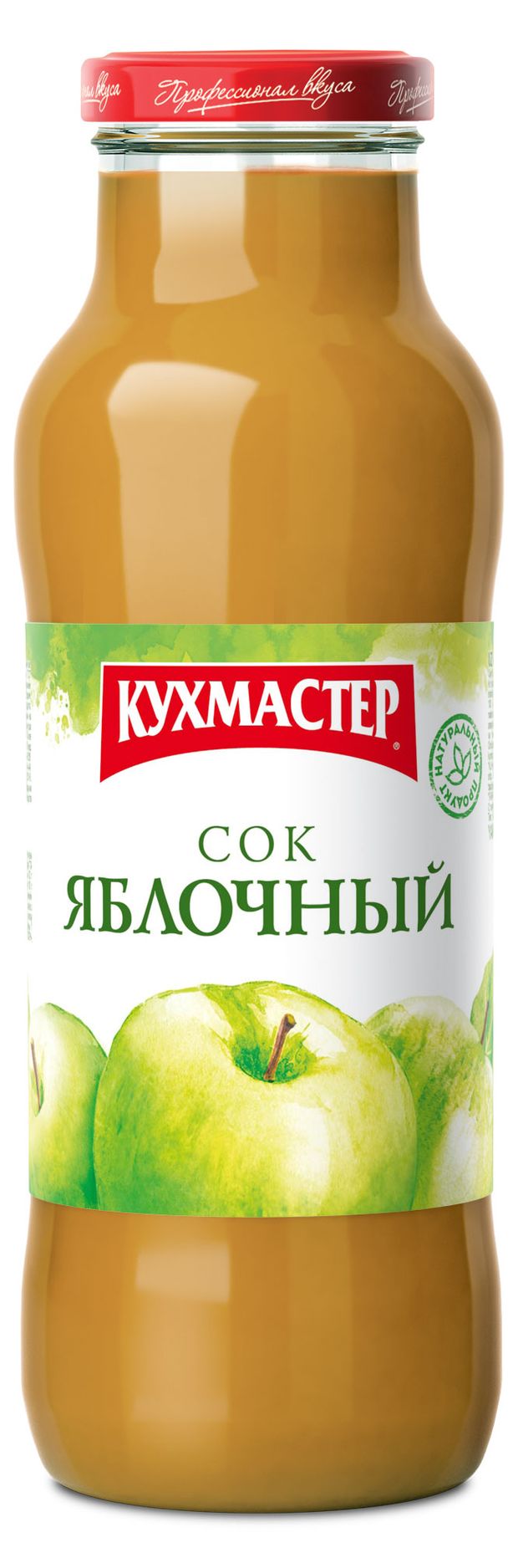 Сок КУХМАСТЕР яблочный с мякотью, 680 мл
