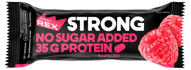 Батончик протеиновый ProteinRex Strong малина, 100 г