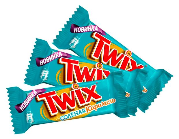 Конфеты шоколадные TWIX minis с соленой карамелью, вес
