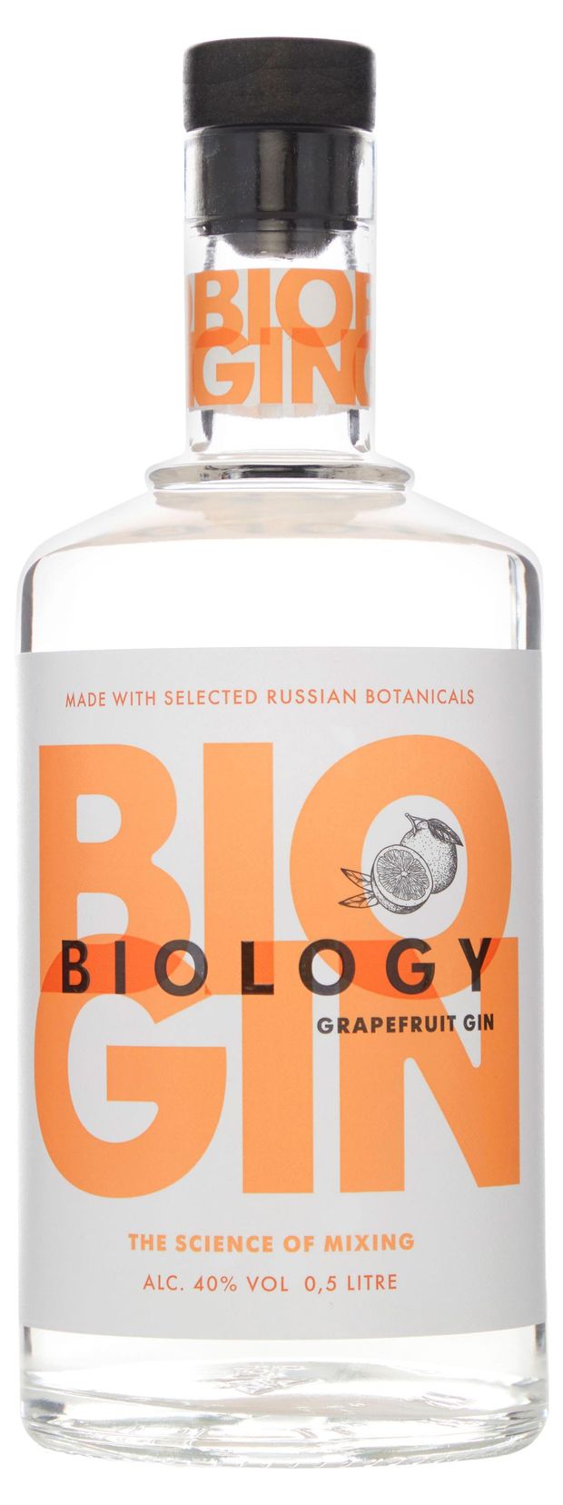 Джин BIOLOGY Grapefruit Россия, 0,5 л