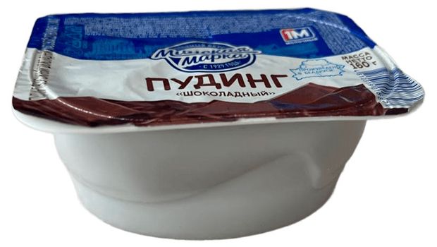 Пудинг Минская марка шоколадный 5% Беларусь охлажденный, 160 г
