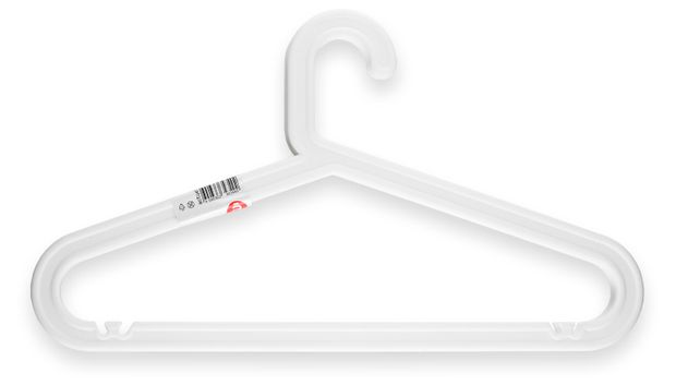 Набор вешалок-плечиков Actuel из пластика белые, 4 шт